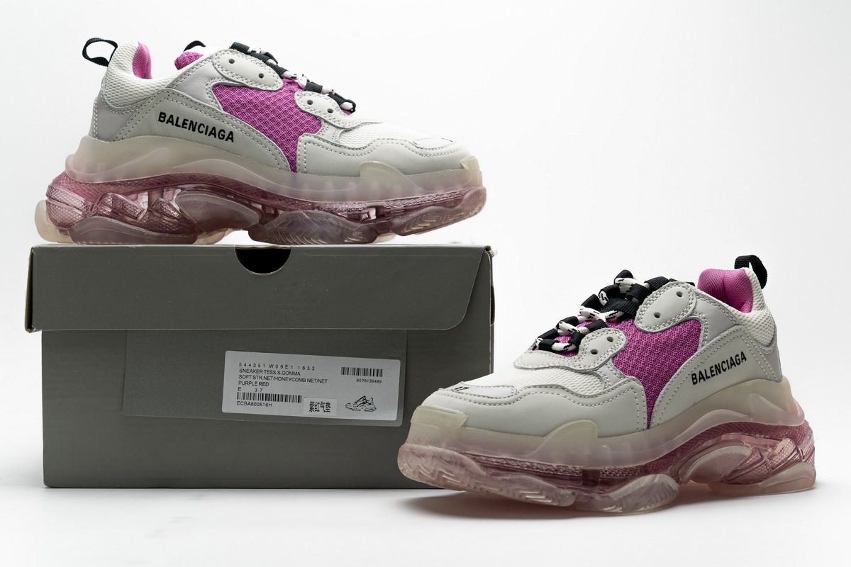 544351 w09e1 1633 Ba*len*cia*ga triple s purple red