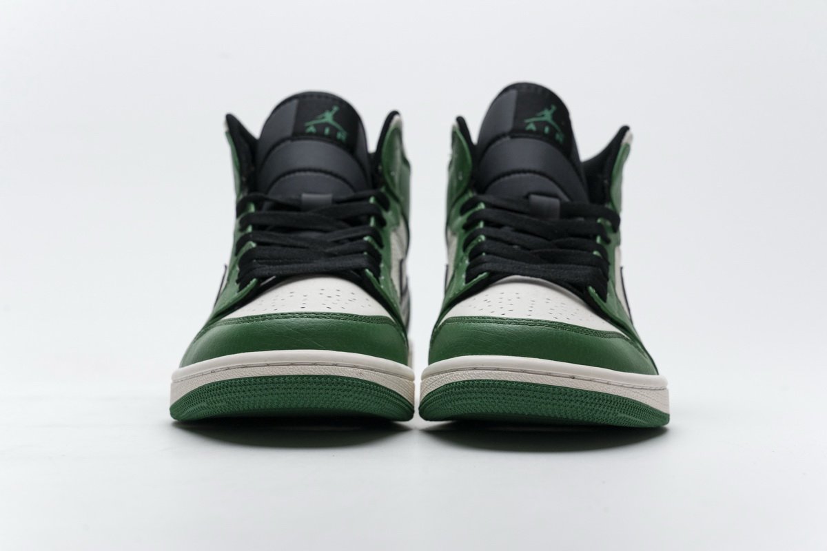 852542-301 Air Jordan 1 Mid Pine Green