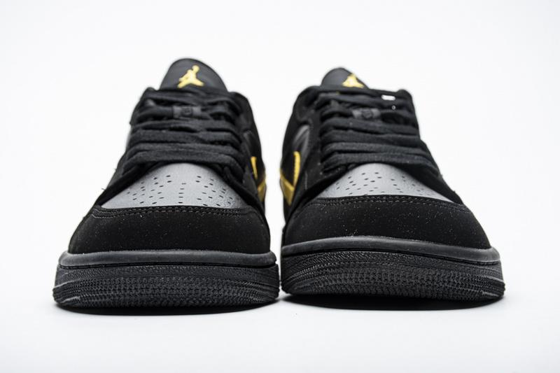 Air Jordan 1 Low Black Gold 553558-071