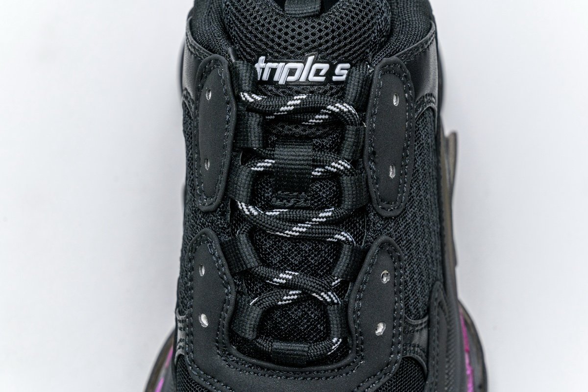 544351 w09o1 0829 Ba*len*cia*ga triple s black plum red