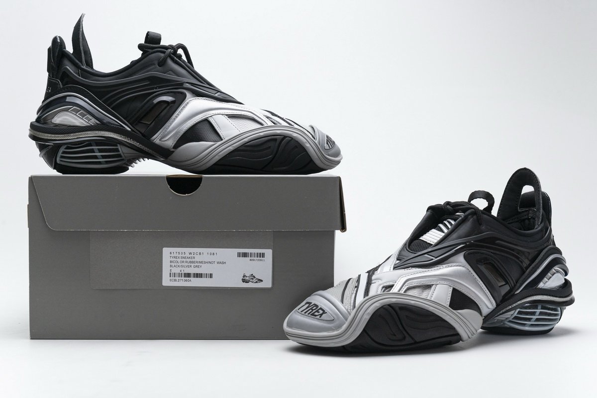 Ba*len*cia*ga tyrex 5.0 sneaker black silver