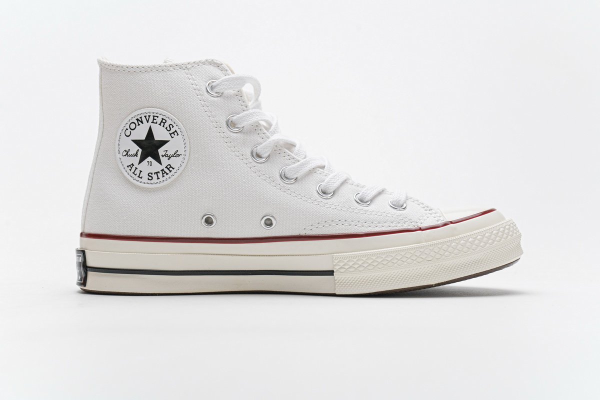 162056C Converse Chuck 70 HI White Garnet Egret