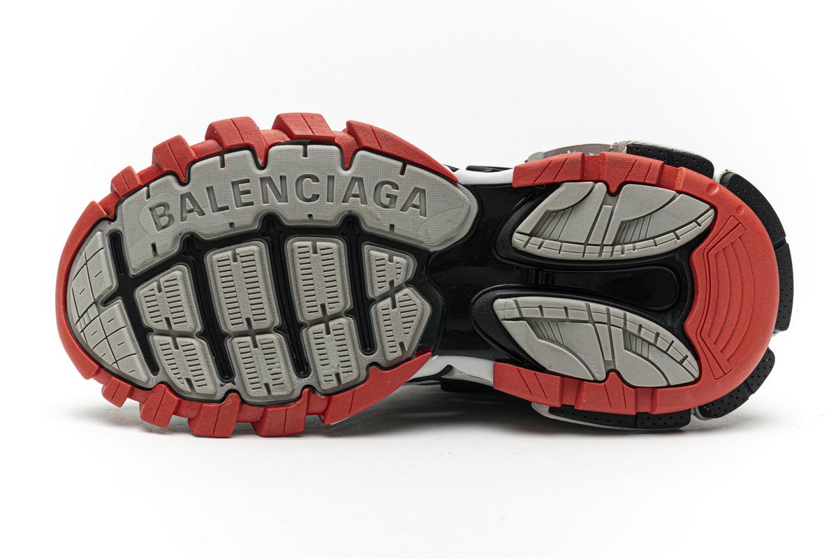 570391 W2GN3 1003 Blenciaga Track 2 Sneaker Grey Red