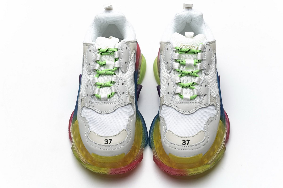 544351 w09e1 1895 Ba*len*cia*ga triple s rainbow