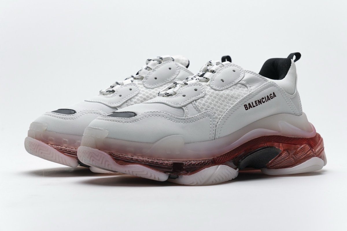 0625 w09o1 Ba*len*cia*ga triple s milk white black