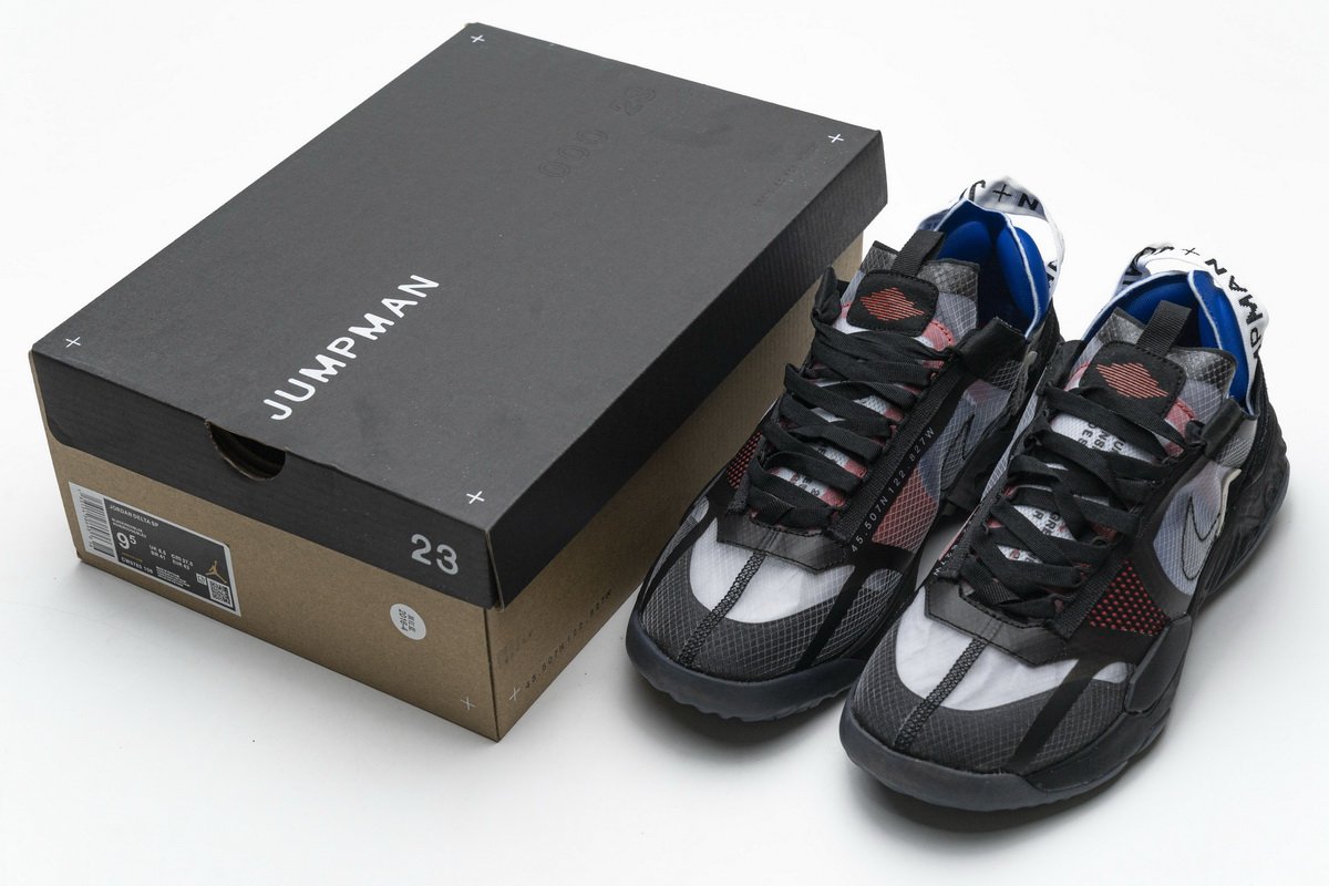 CW0783-108 Jordan Delta SP Black Red Blue