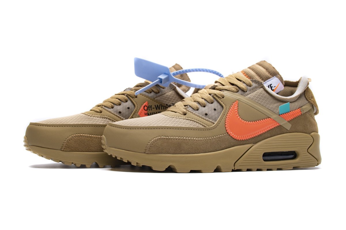 AA7293-200 Off-White x Nike Air Max 90 “Desert Ore”