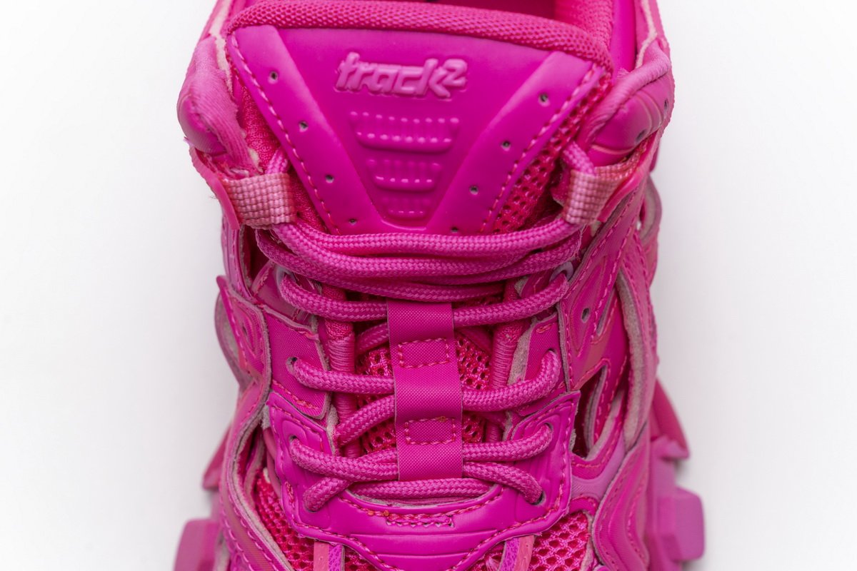 568615 W2FC1 5845 Blenciaga Track 2 Sneaker Fluo Pink