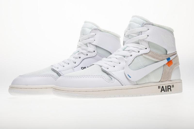 OFF WHITE X Air Jordan 1 AQ0818-100 White