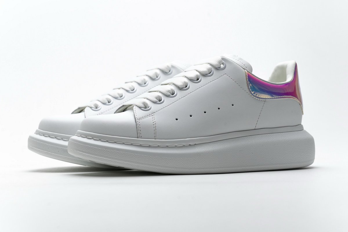 462214 WHGP7 9001 Ale*d*r M*Q*en Sneaker White Blue Laser