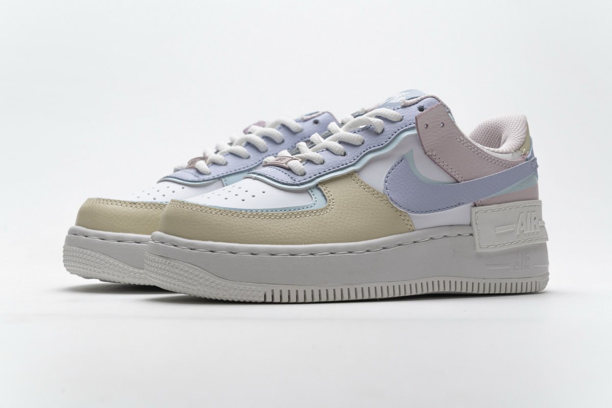 CI0919-106 Womens Air Force 1 Shadow White Ghost