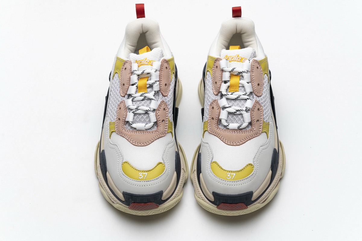 490672 w09o5 9035 Ba*len*cia*ga triple s black yellow pink