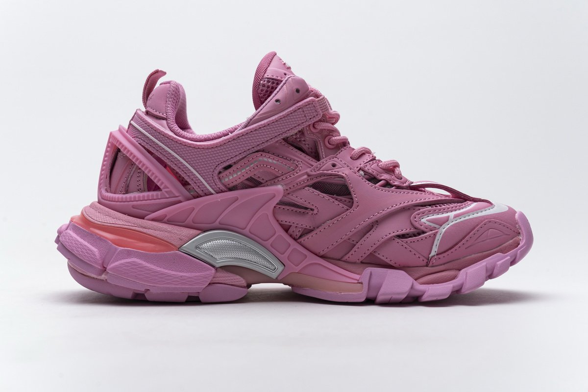 568615 W2GN5 5816 Blenciaga Track 2 Sneaker Pink