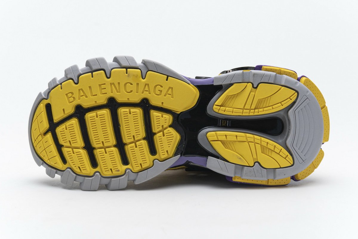 570391 W2GN1 2027 Blenciaga Track 2 Sneaker Yellow Black