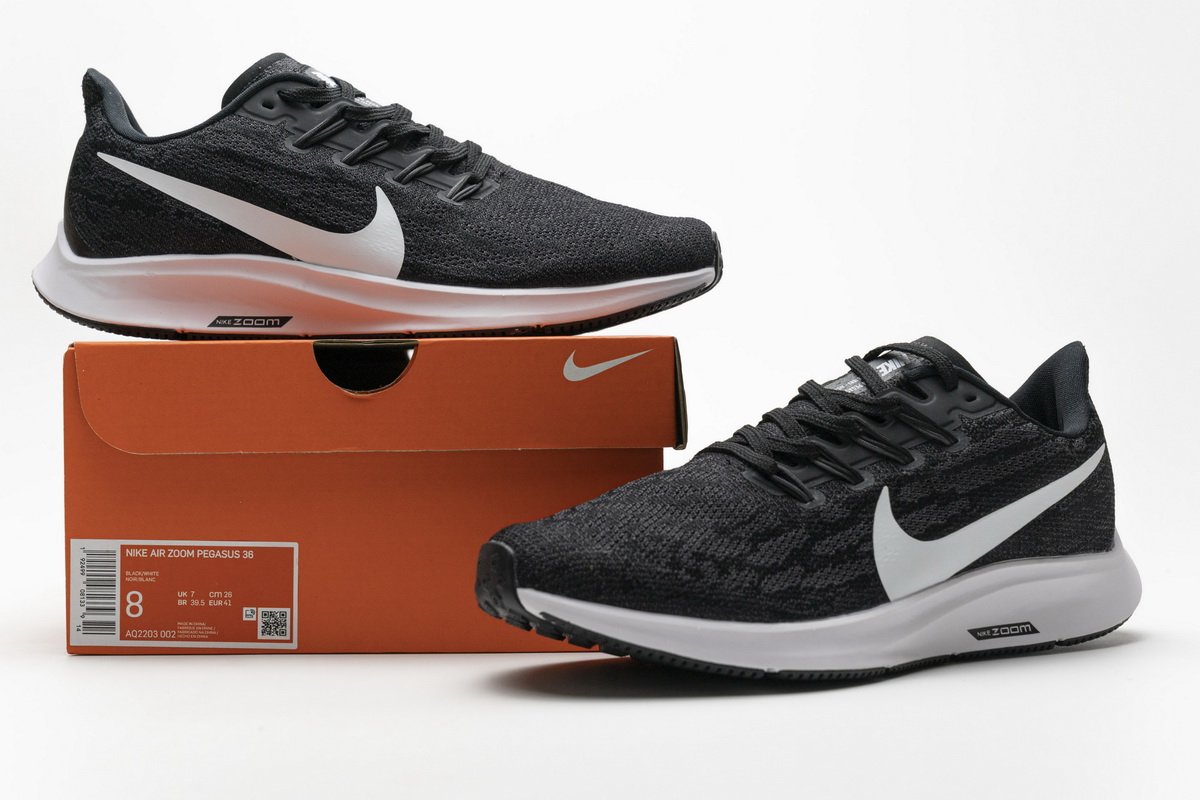 AQ2203-002 Nike Air Zoom Pegasus 36 Black White