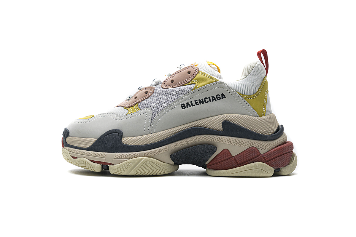 490672 w09o5 9035 Ba*len*cia*ga triple s black yellow pink