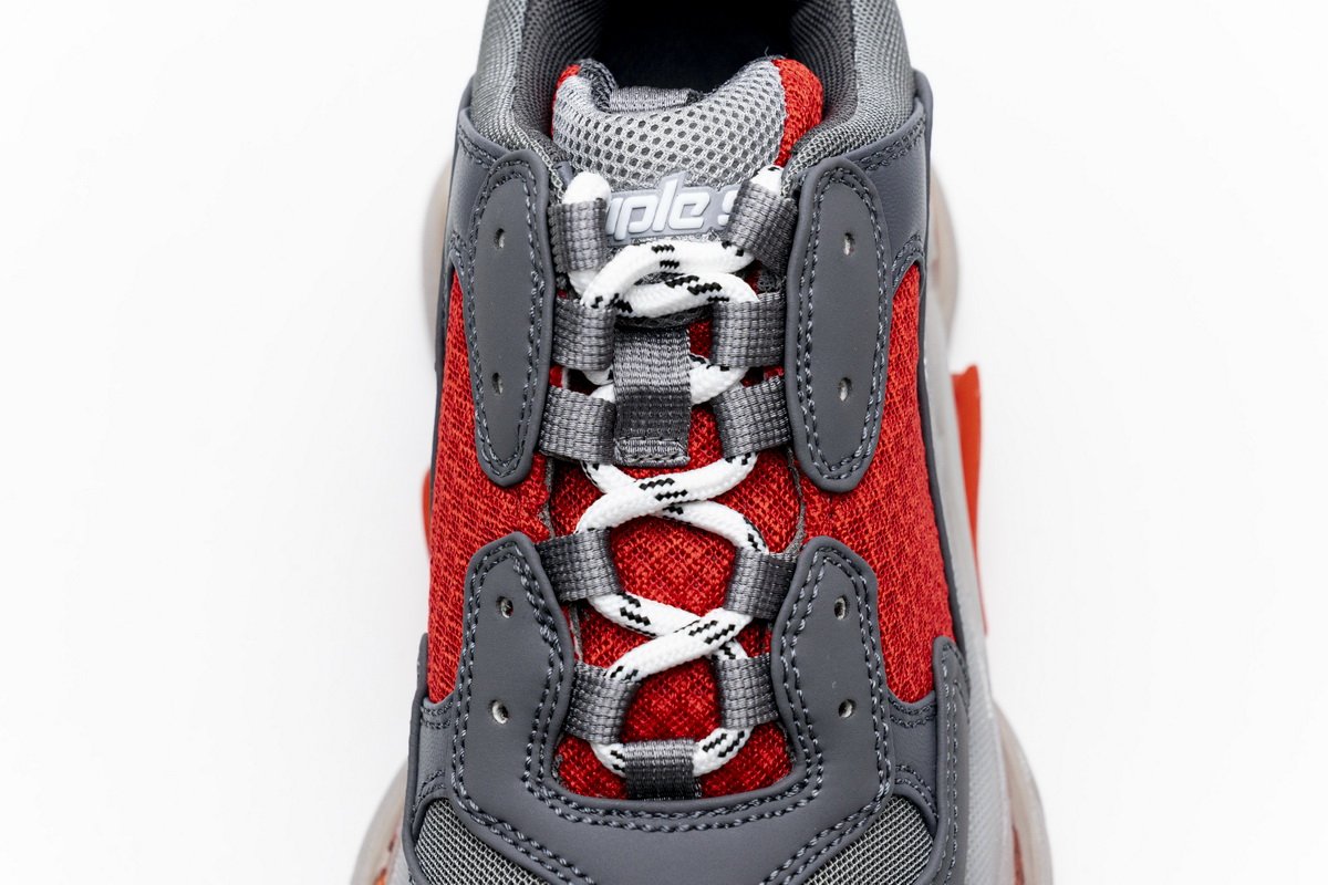 544351 w09o1 2262 Ba*len*cia*ga triple s grey red