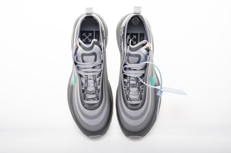 OFF WHITE X Nike Air Max 97 “Wolf Grey Menta” AJ4585-012