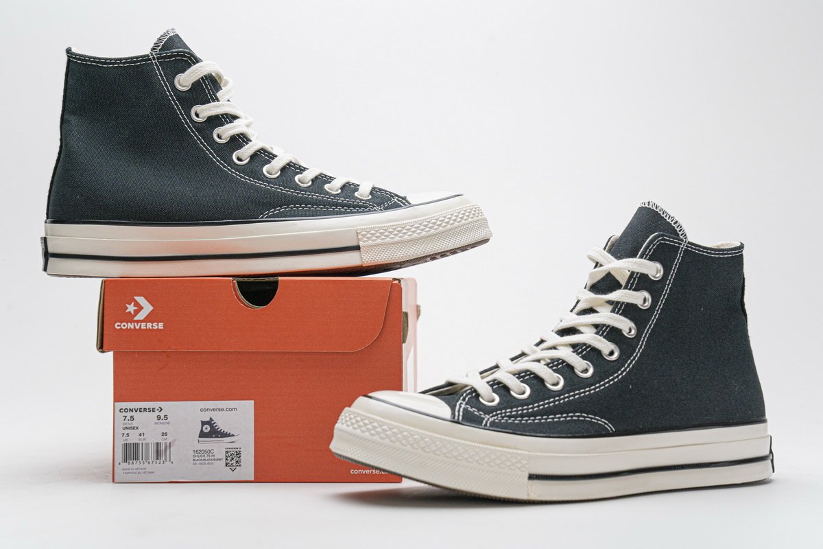 162050C Converse Chuck 70 HI Black Egret