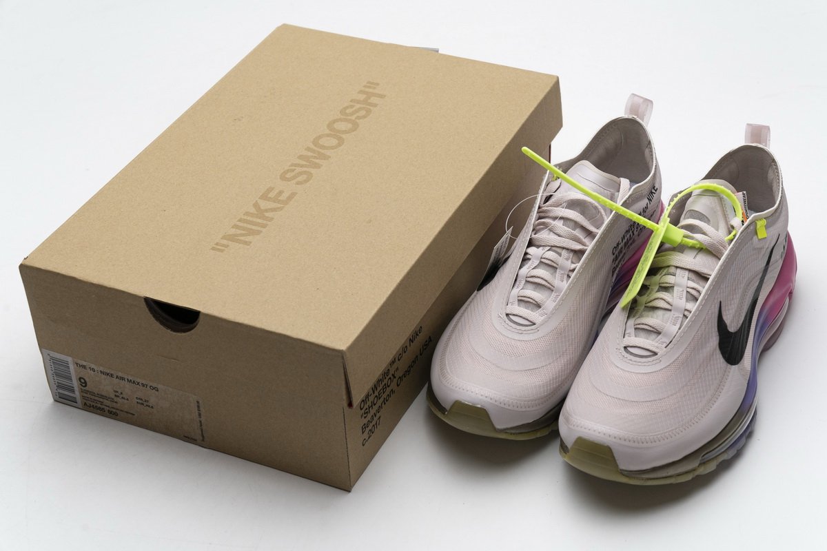 AJ4585-600 Off-White x Nike Air Max 97 Queen