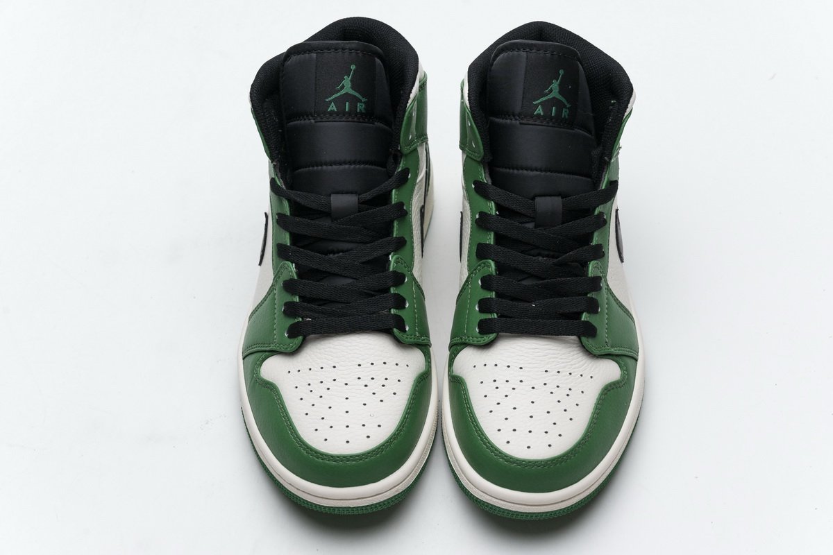 852542-301 Air Jordan 1 Mid Pine Green