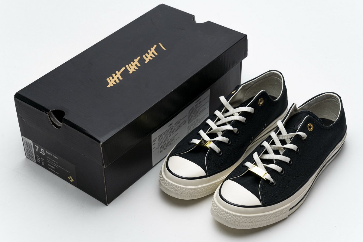 161408C Converse Chuck Taylor All-Star Ox Think 16 Black White