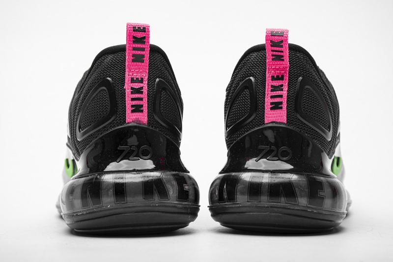 CQ4614-001 Air Max 720 Black Hyper Pink Scream Green