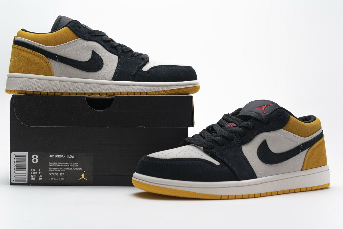 Air Jordan 1 Low University Gold 553558-127