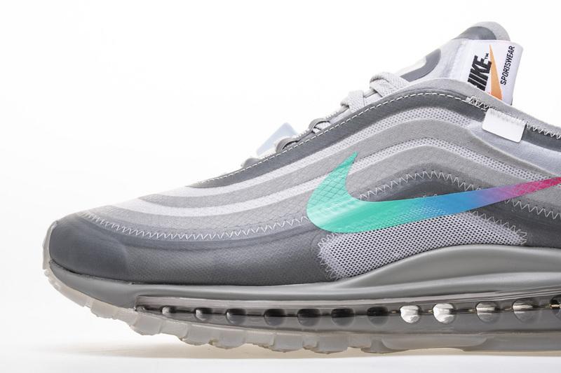 OFF WHITE X Nike Air Max 97 “Wolf Grey Menta” AJ4585-012