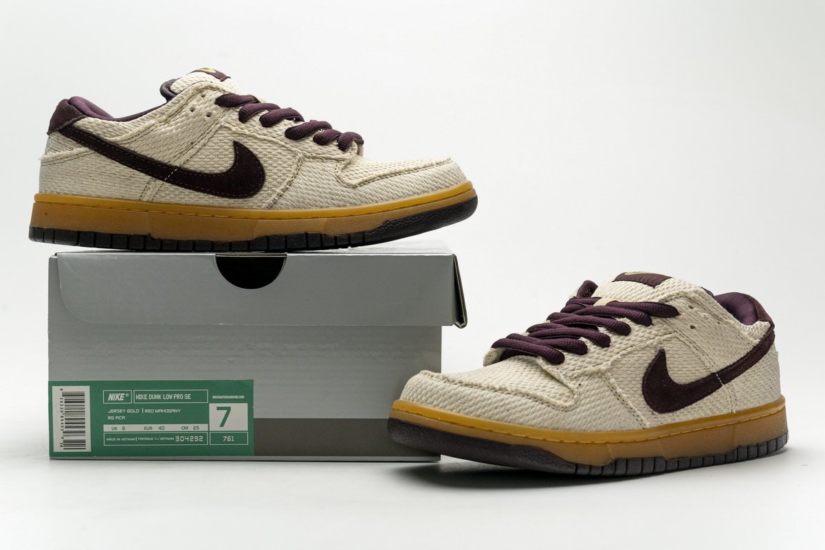 304292-761 Nike Dunk Low Pro SE “Red Hemp”
