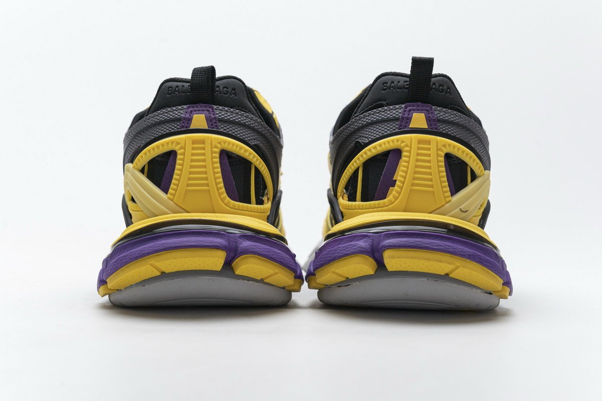 570391 W2GN1 2027 Blenciaga Track 2 Sneaker Yellow Black