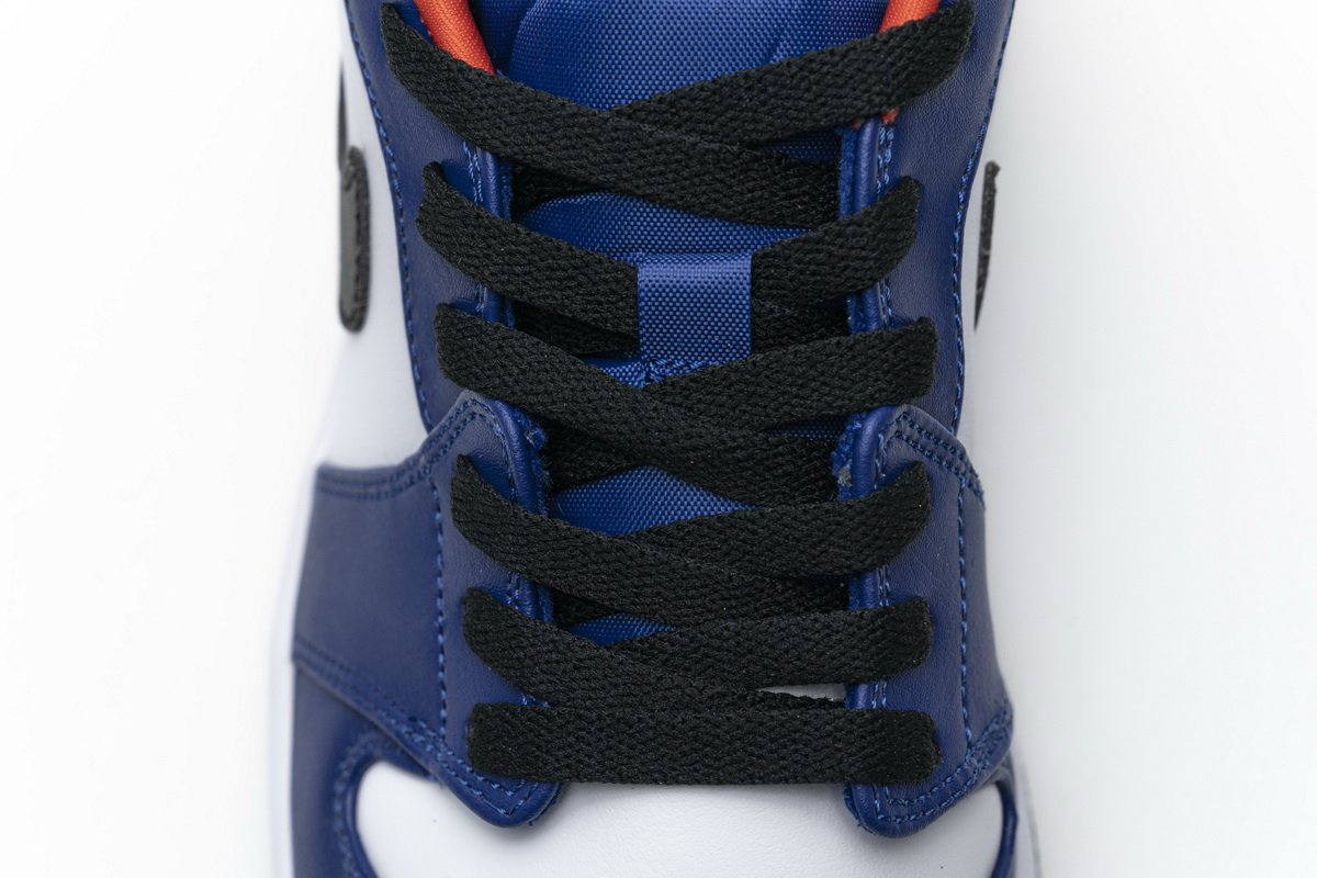 553558-123 Air Jordan 1 Low Blue Yellow Orange