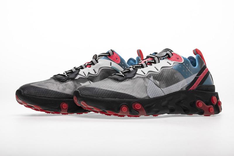 Nike React Element 87 “Blue Chill Solar Red”AQ1090-006