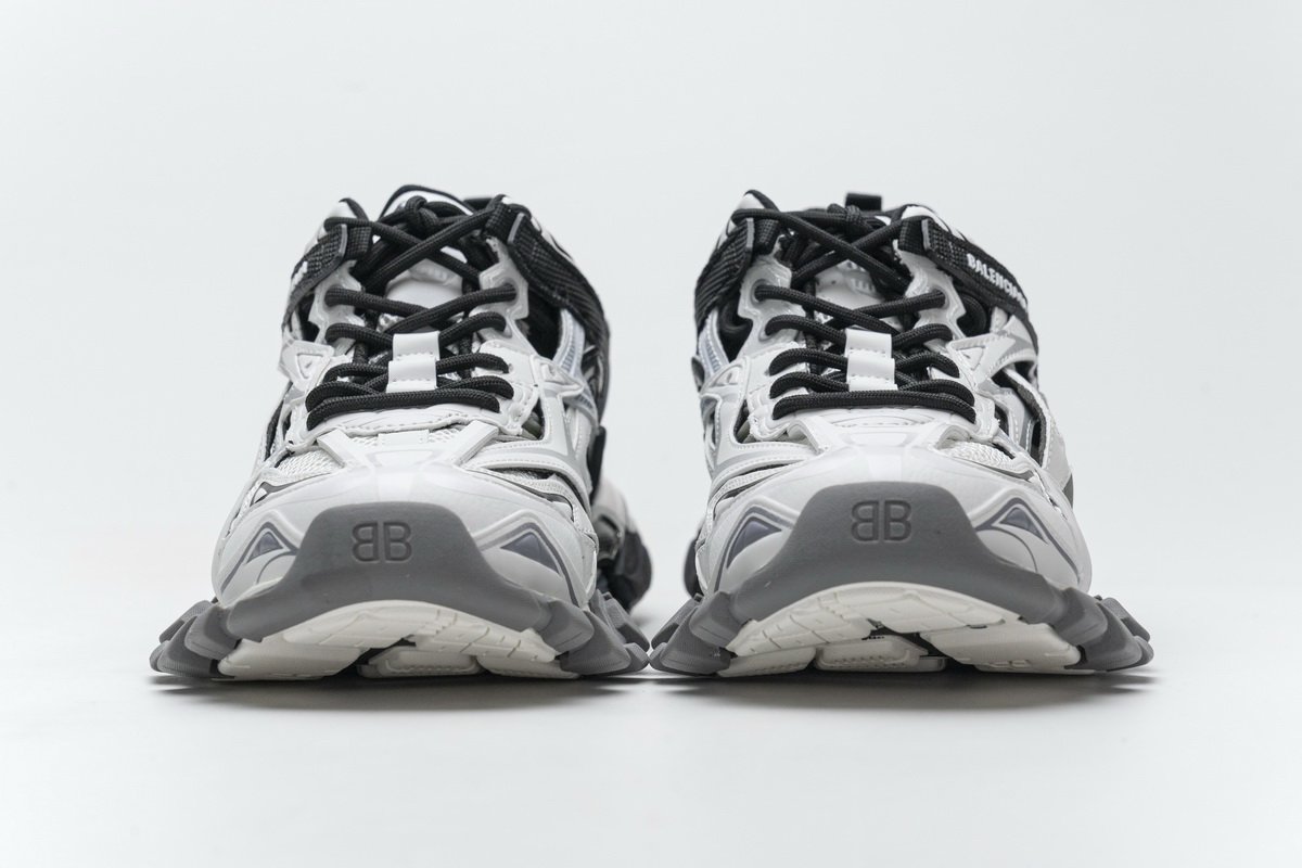 570391 W2GN3 1090 Blenciaga Track 2 Sneaker Black White