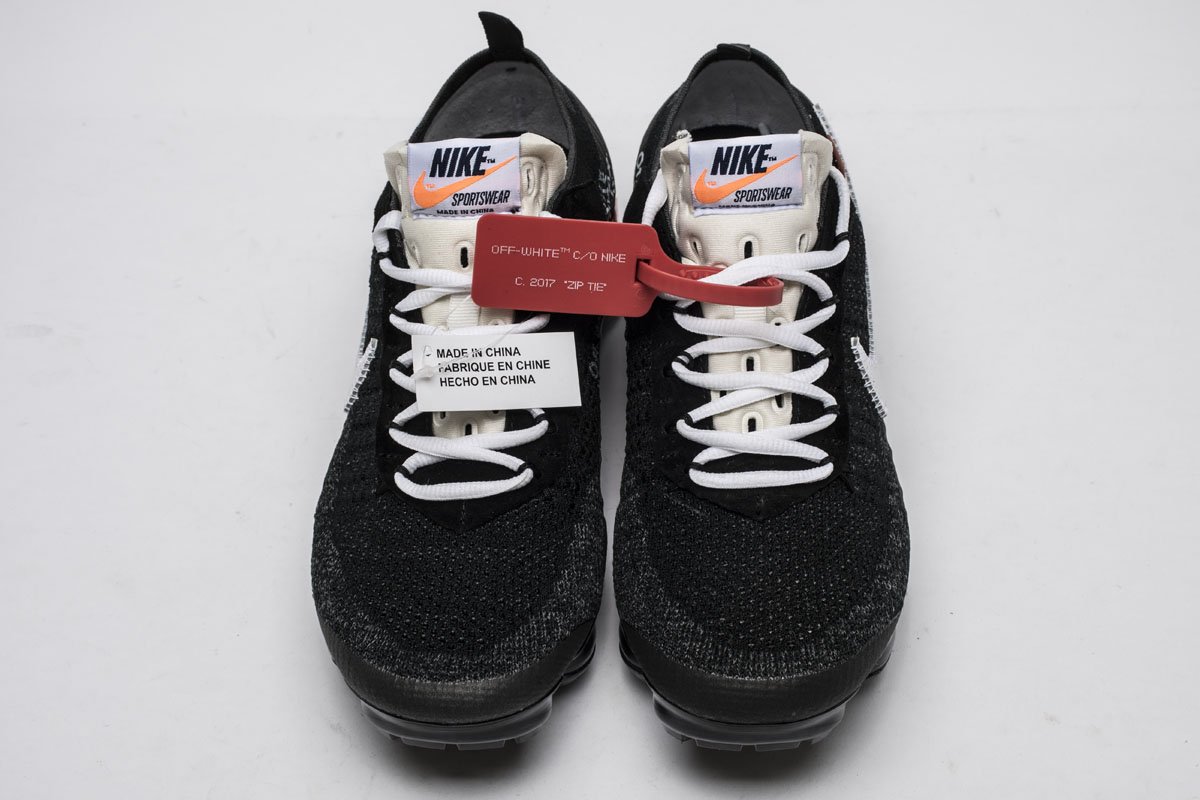 2018 1.0 AA3831-001 Off White x Nike Air VaporMax 2018 ‘All Black’