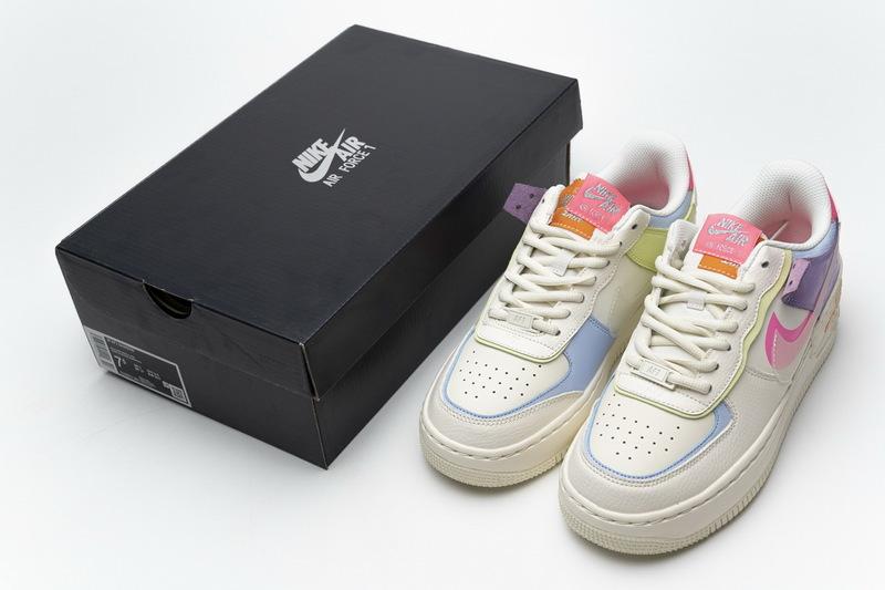 CU3012-164 Nike W Air Force 1 Shadow Pale Ivory Pink