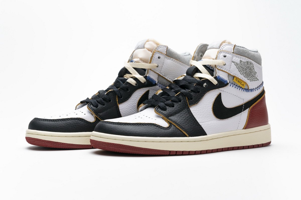 BV1300-106 Air Jordan 1 Retro High Union Los Angeles Black Toe