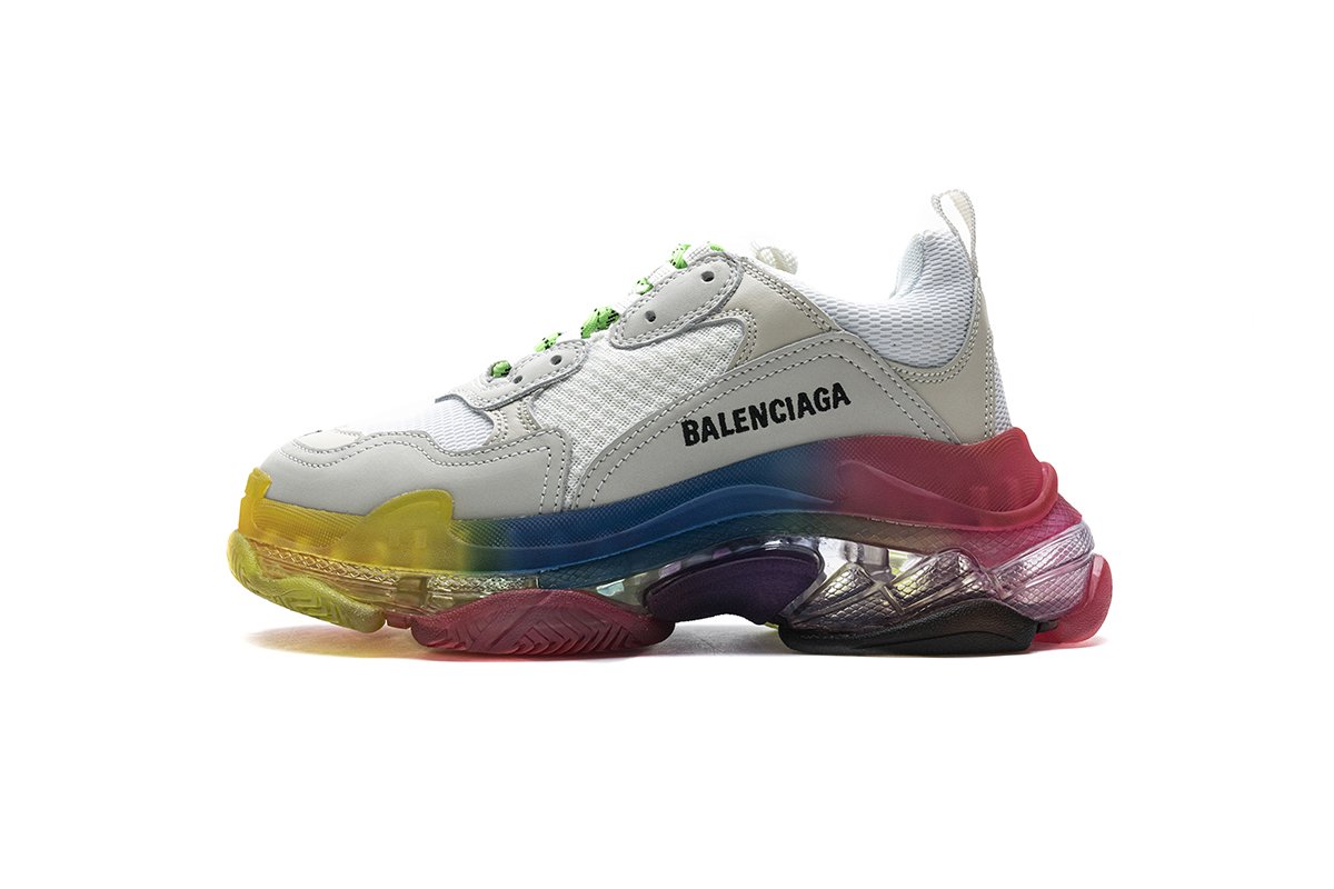 544351 w09e1 1895 Ba*len*cia*ga triple s rainbow