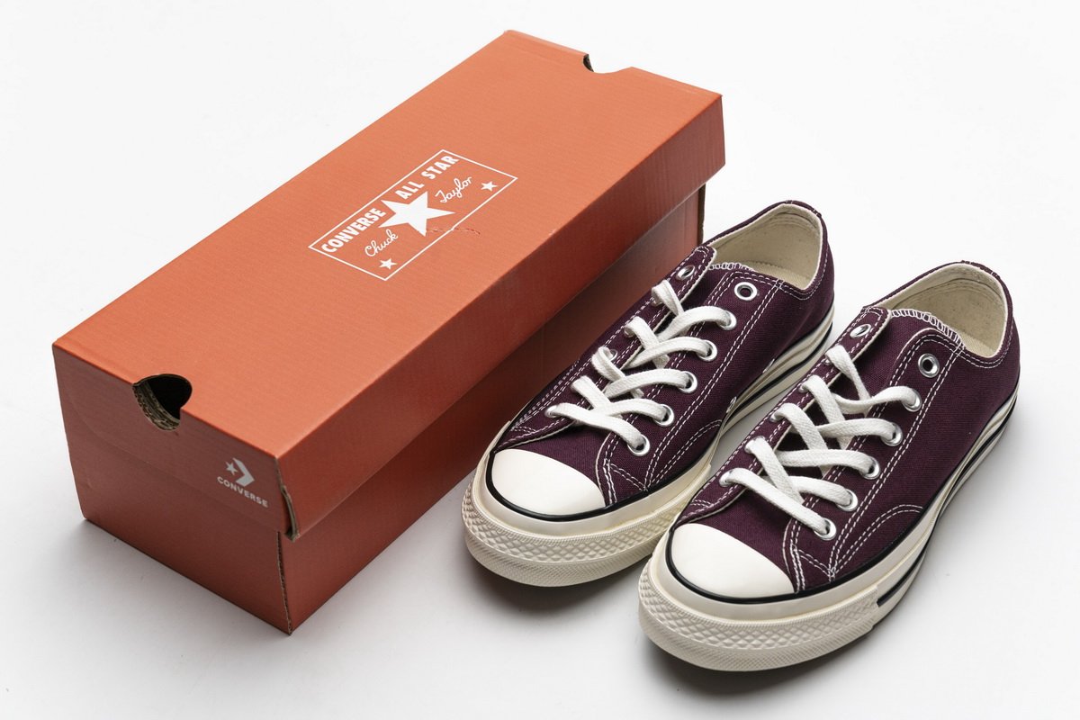 162059C Converse Chuck 70 OX Dark Burgundy Black Egret