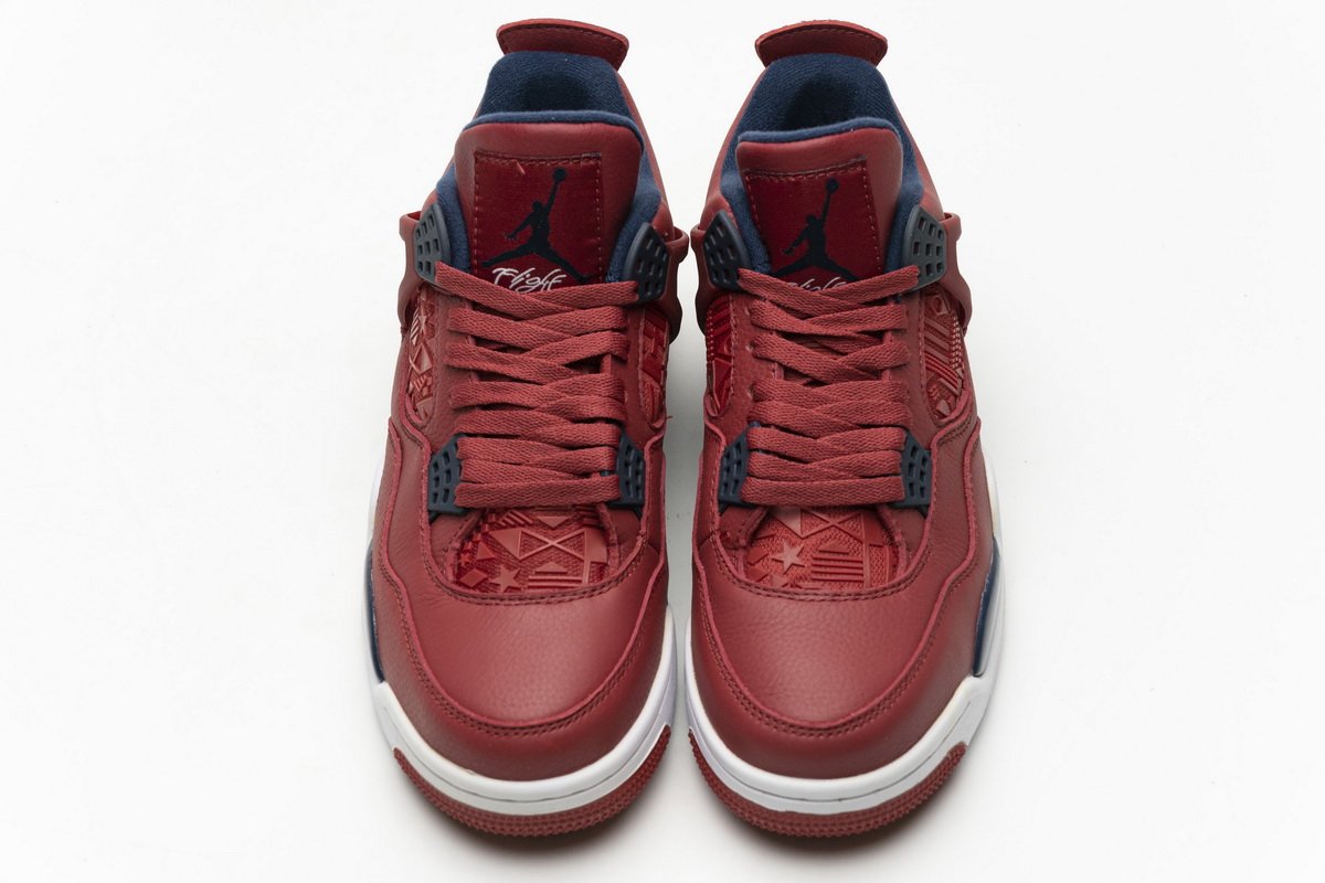 CI1184-617 Air Jordan 4 Retro FIBA Gym Red