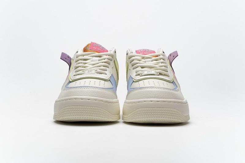 CU3012-164 Nike W Air Force 1 Shadow Pale Ivory Pink