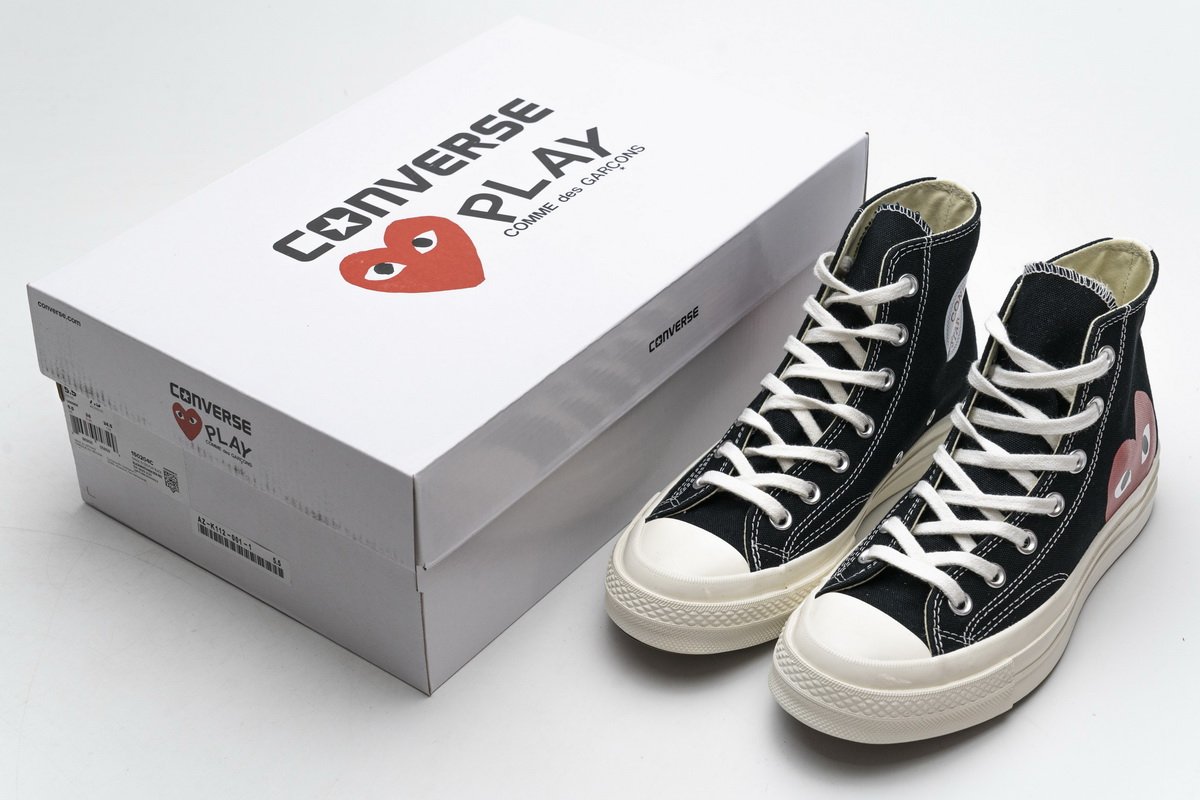 150204C CDG Play x Converse Chuck Taylor All Star 70 High Top