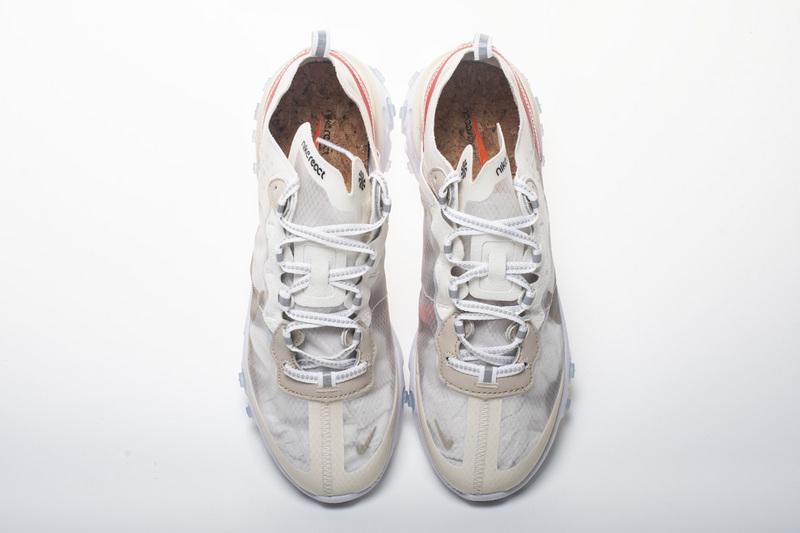 Nike React Element 87 “White Red” AQ1090-100