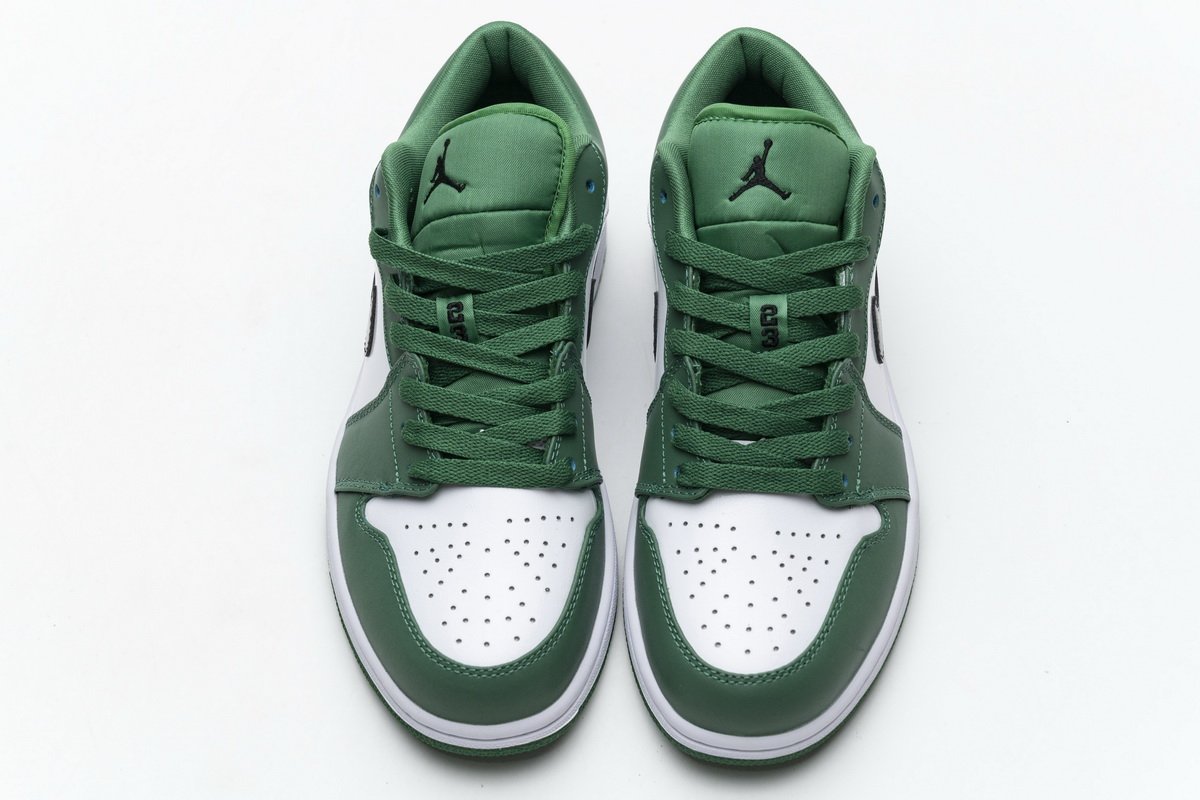 553558-301 Air Jordan 1 Low Pine Green