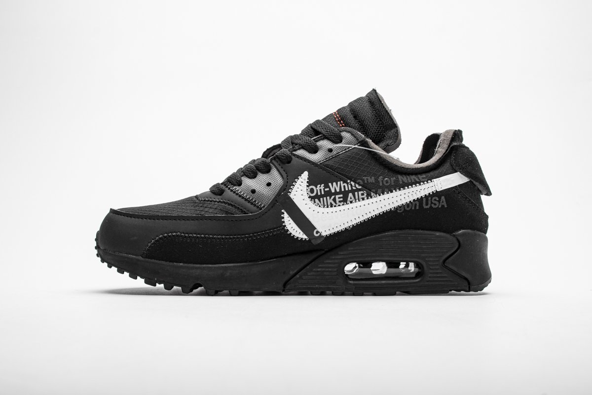 AA7293-001 Off-White x Nike Air Max 90 “All Black”