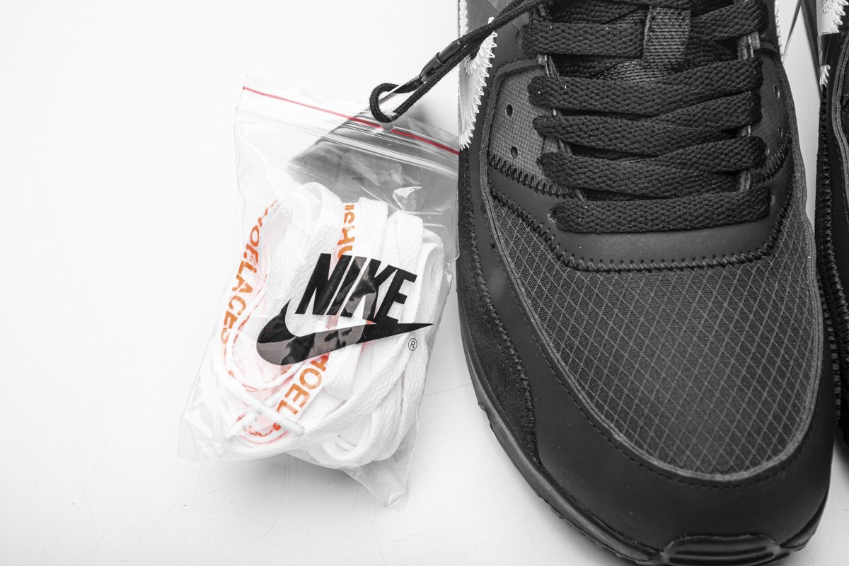 AA7293-001 Off-White x Nike Air Max 90 “All Black”