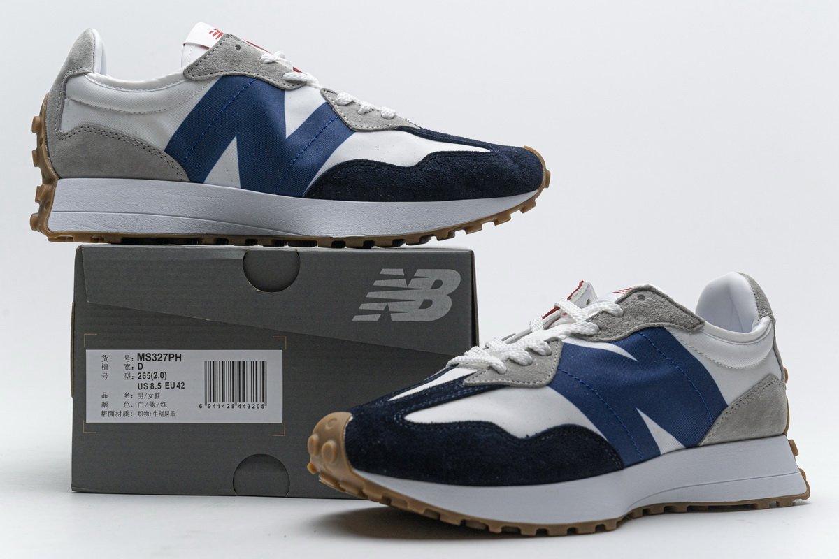 MS327PH New Balance White Blue Red
