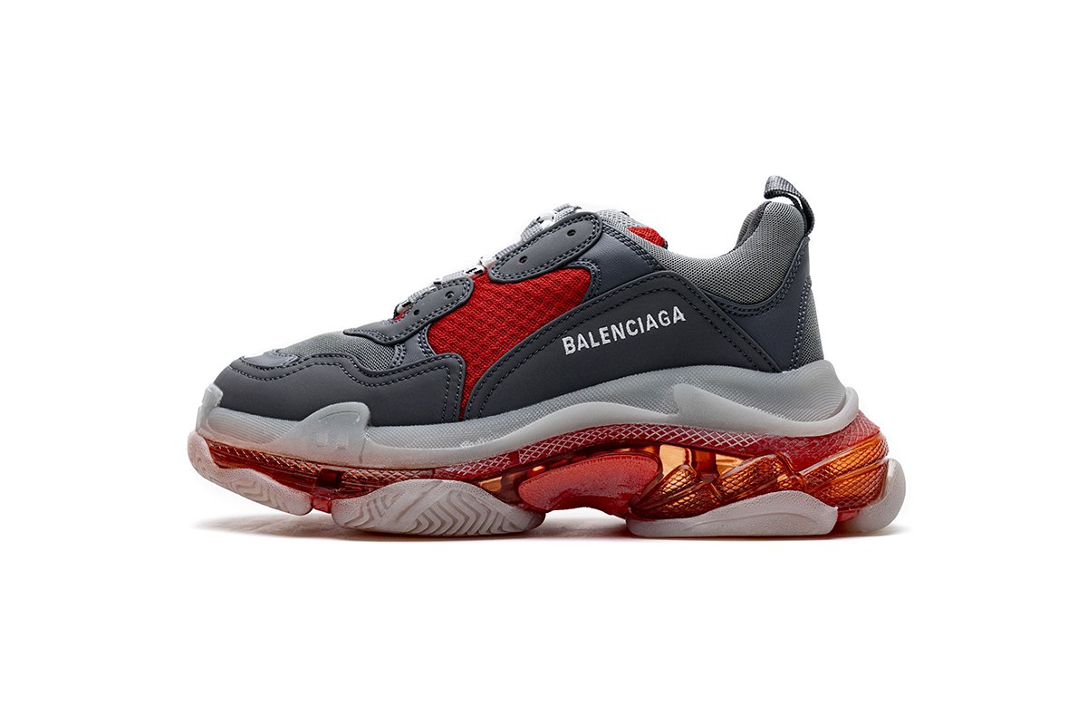 544351 w09o1 2262 Ba*len*cia*ga triple s grey red