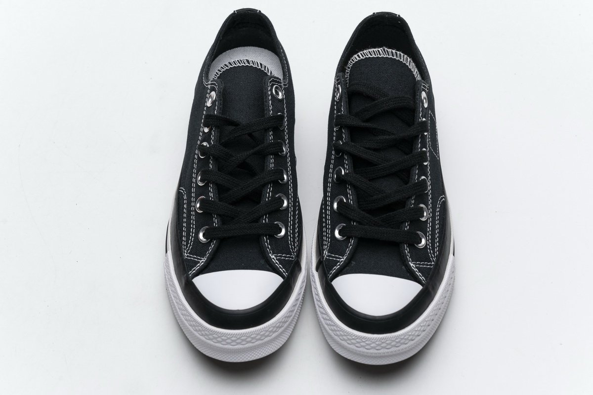 161209C Fragment x Moncler Converse CTAS LIFT OX Black White