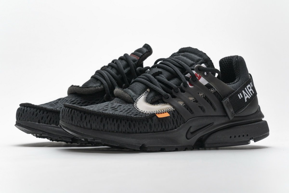 AA3830-002 OFF-WHITE x Nike Air Presto Black